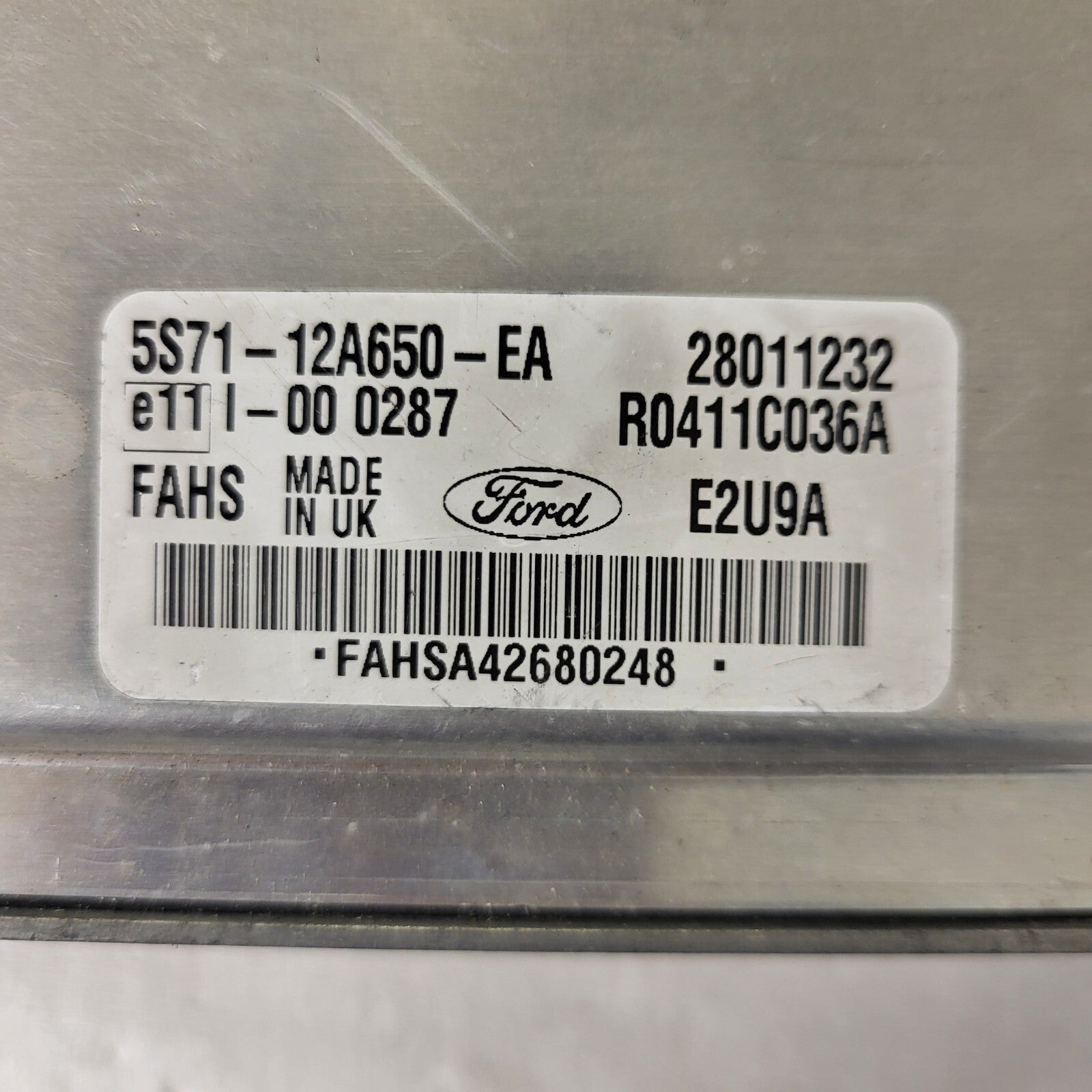 Ford Mondeo ECU / 5S71-12A650-EA / FAHS / R0411C036A / DELPHI