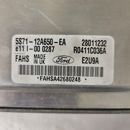 Ford Mondeo ECU / 5S71-12A650-EA / FAHS / R0411C036A / DELPHI