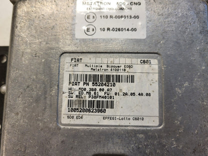 FIAT MULTIPLA 1.6 GAS METANO ECU / 55204210 / 4100118 / METATRON
