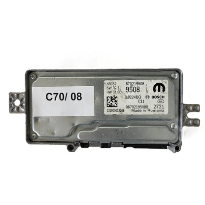 FIAT ALFA MODULE ECU / NRCS2 / 670219508 / 19224BQ / SW R2.21 / HW C1.0D / BOSCH