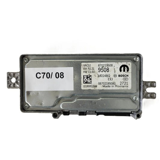 FIAT ALFA MODULE ECU / NRCS2 / 670219508 / 19224BQ / SW R2.21 / HW C1.0D / BOSCH