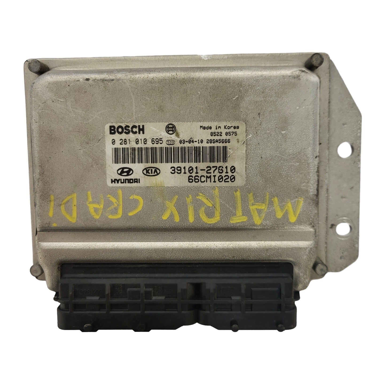 HYUNDAI MATRIX ECU / 0281010695 / 39101-27610 / 66CMI020 / BOSCH