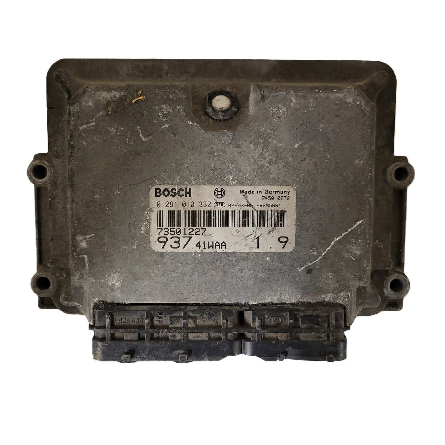 ALFA ROMEO 147 ECU / 0281010332 / 73501227 / 93741WAA / BOSCH