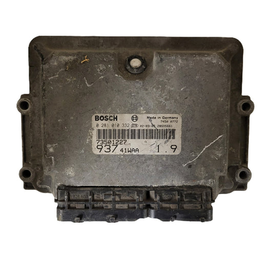 ALFA ROMEO 147 ECU / 0281010332 / 73501227 / 93741WAA / BOSCH