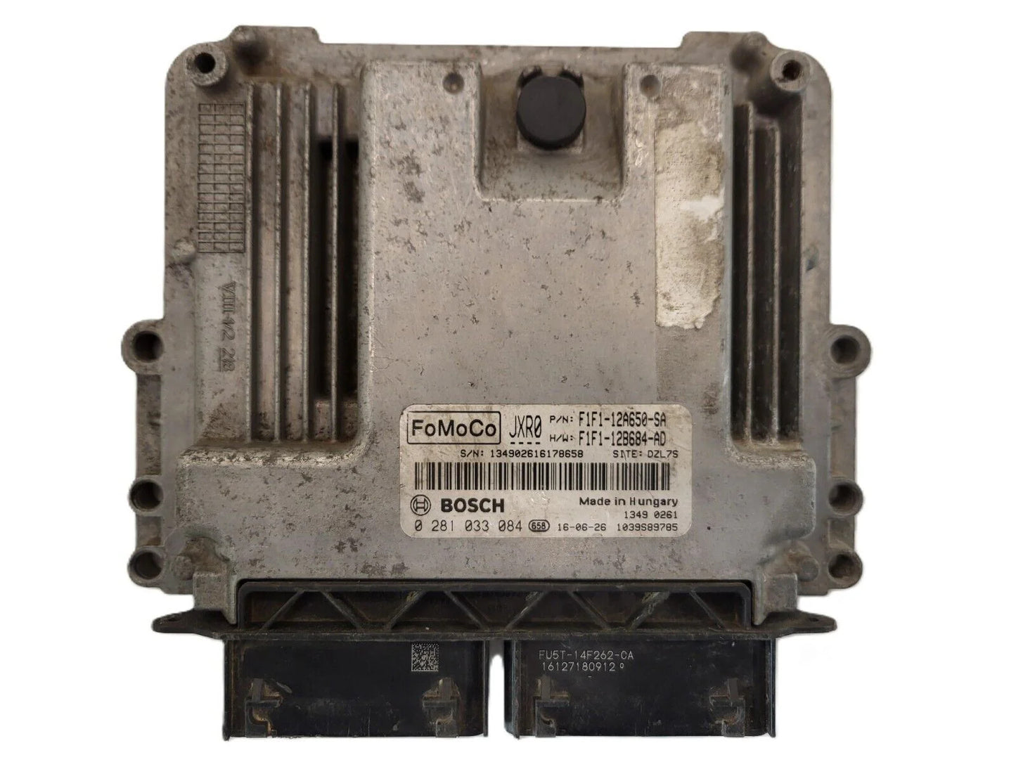 FORD FOCUS FIESTA ECU 0281033084 / F1F1-12A650-SA / F1F1-12B684-AD / JXR0 BOSCH