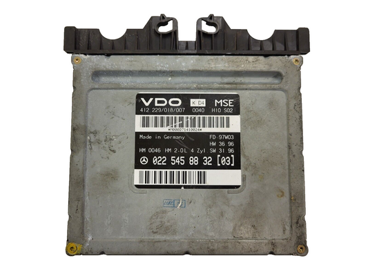 MERCEDES ECU / 0225458832 / 022 545 88 32 / 412.229/018/007 / VDO