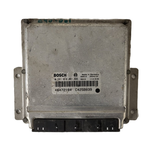 LANCIA LYBRA 2.4 JTD ECU / 0281010001 / 46472184 / BOSCH