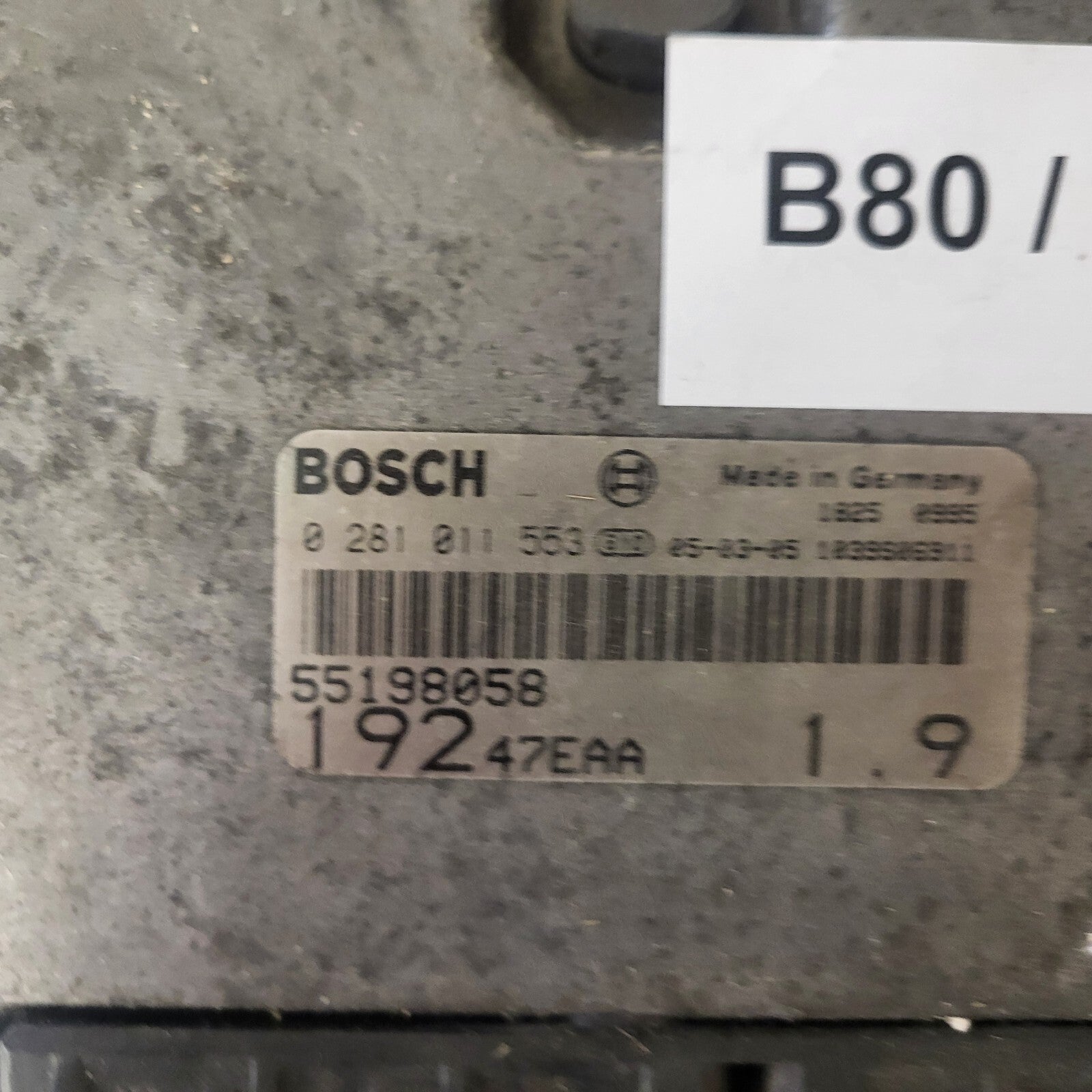Fiat STILO ECU / 0281011553 / 55198058 / 19247EAA / BOSCH