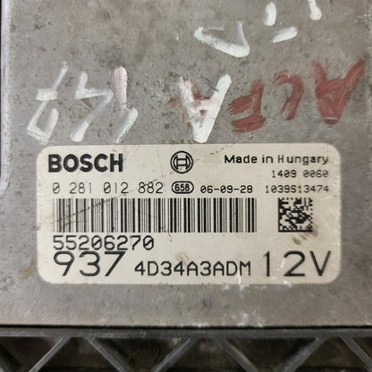 ALFA ROMEO 147  ECU / 0281012882 / 55206270 / BOSCH
