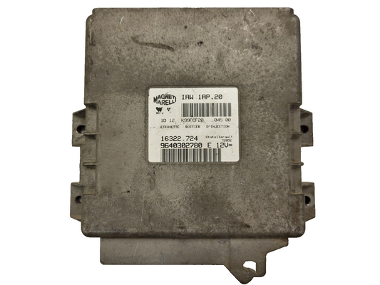 PEUGEOT CITROEN ECU / 1AO.20 / 9640302780 / 16322.724 / MAGNETI MARELLI