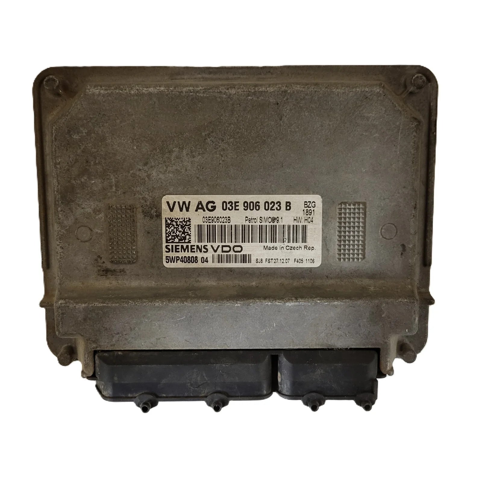 ŠKODA FABIA ECU / 03E906023B / 5WP40808 04 / SIMOS 9.1 / SIEMENS