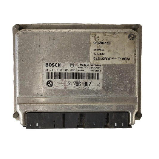 BMW E46 ECU / 0281010205 / 7786887 / 7786926 / BOSCH