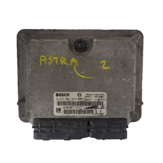 Opel Astra ECU / 0281001674 / 90562574 / LL / BOSCH