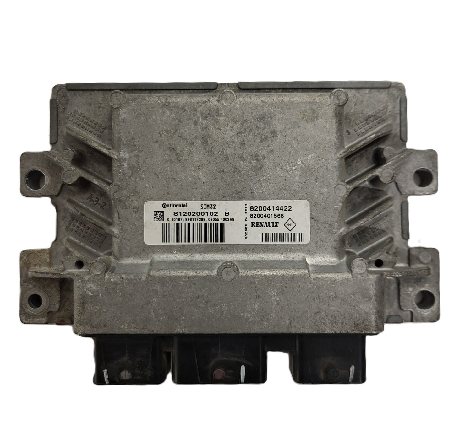 RENAULT MODUS ECU / S120200102 / S120200102B / SIM 32 / 8200414422 / 8200401568 