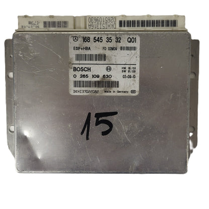 MERCEDES-BENZ A CLASS W168 ESP ECU / 1685453532 / 0265109630 / BOSCH ESP+HBA
