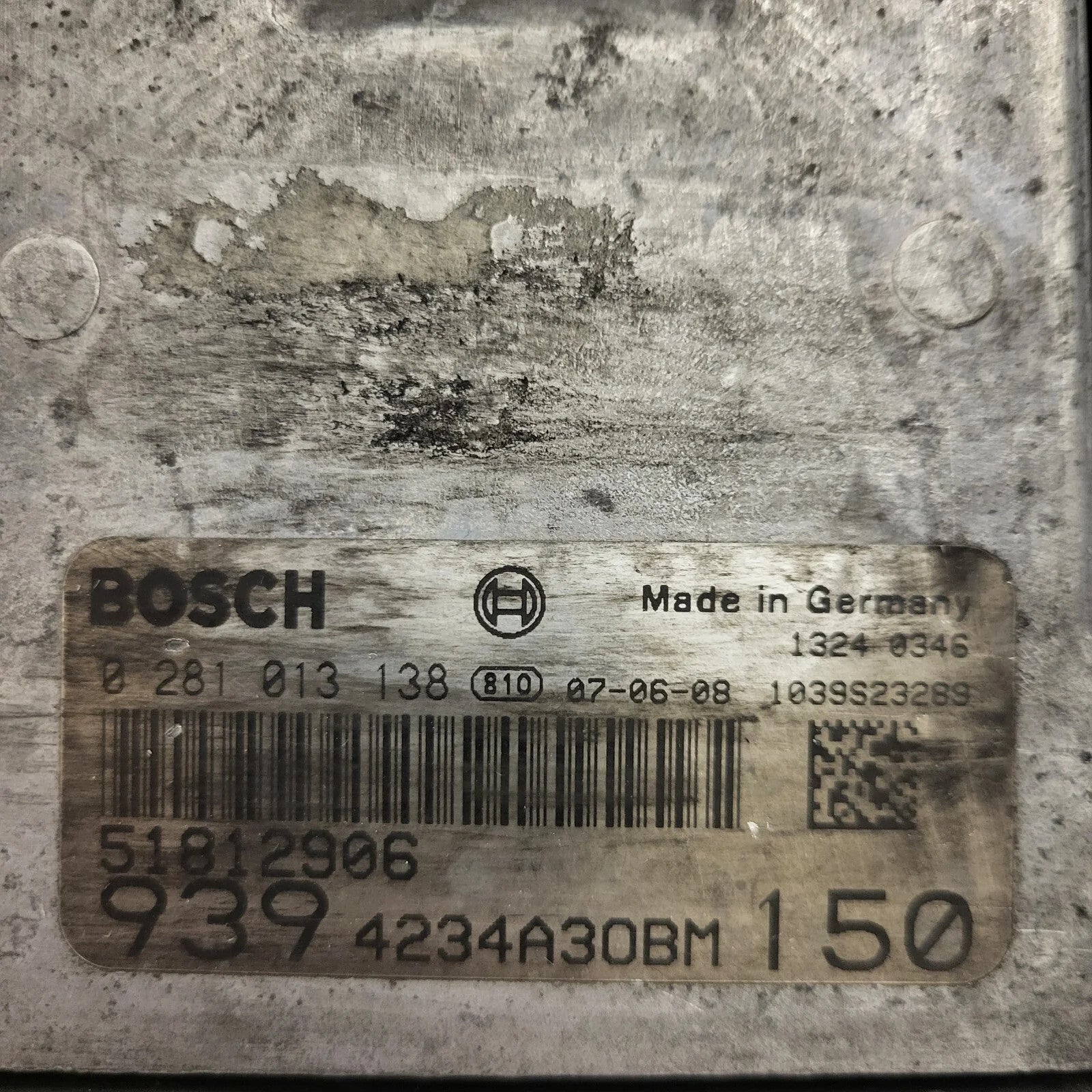 ALFA 159 ECU / 0281013138 / 51812906 / BOSCH