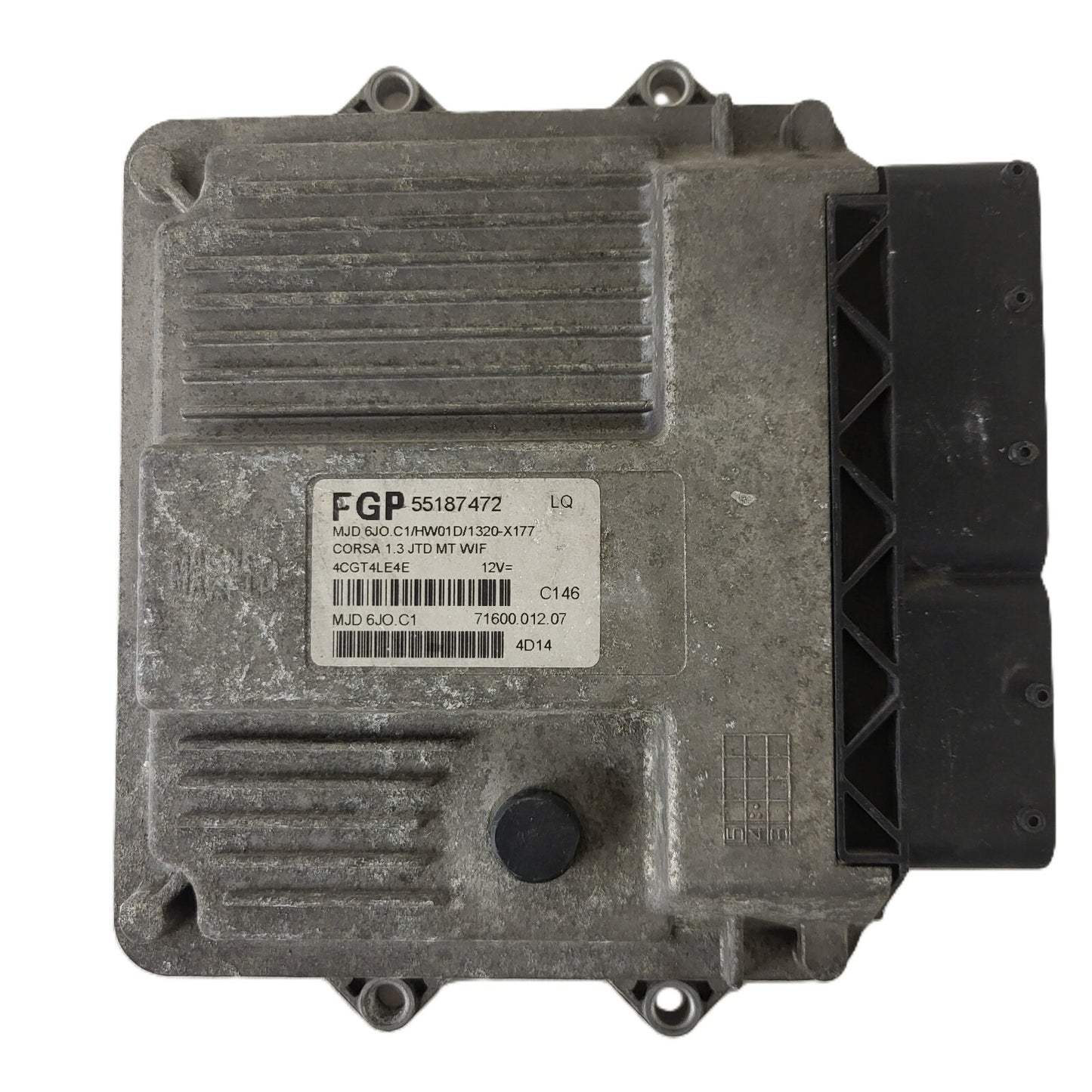 OPEL CORSA 1.3 CDTI ECU FGP / 55187472 / MJD 6J0.C1 / HW01D / MAGNETI MARELLI