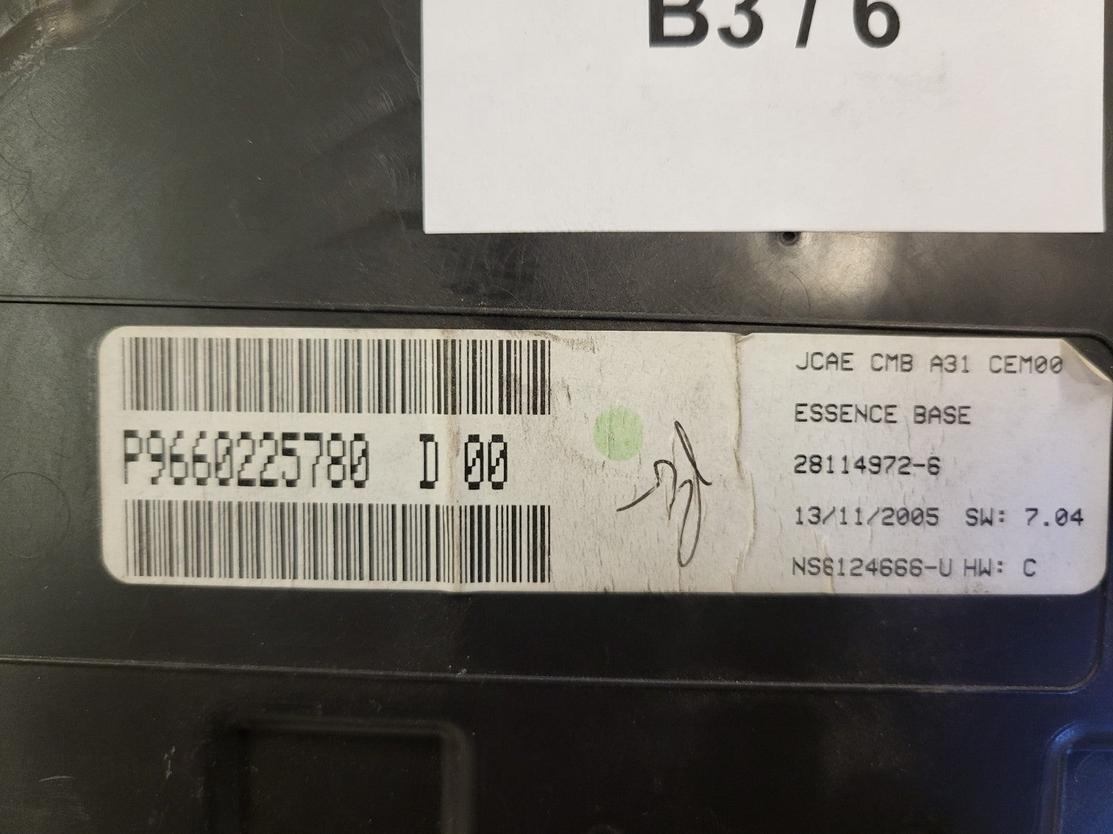 CITROEN C3 BENZINA QUADRO STRUMENTI CONTACHILOMETRI P9660225780