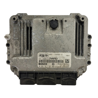 Ford ECU / 4M51-12A650-YD / 0281011701 / 7AMD / BOSCH