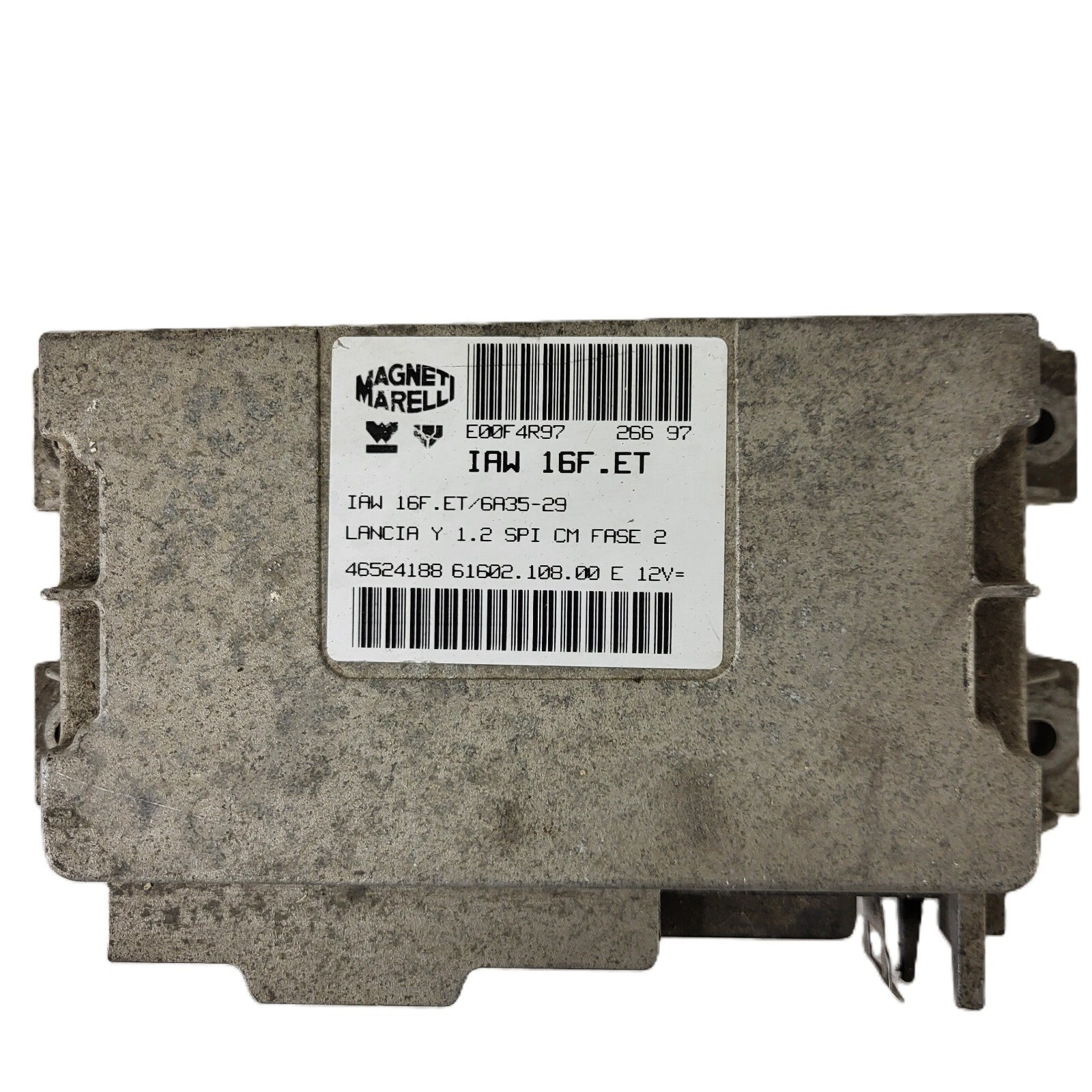 LANCIA Y 1.2 ECU / IAW 16F.ET / 46524188 / 61602.108.00 / MAGNETI MARELLI 