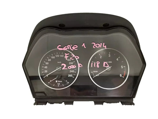 BMW 1 F20 DIESEL QUADRO STRUMENTI CONTACHILOMETRI 17649411