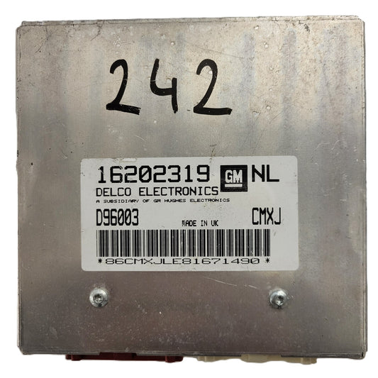 Opel ECU / 16202319 / CLHA / D96003 / DELCO