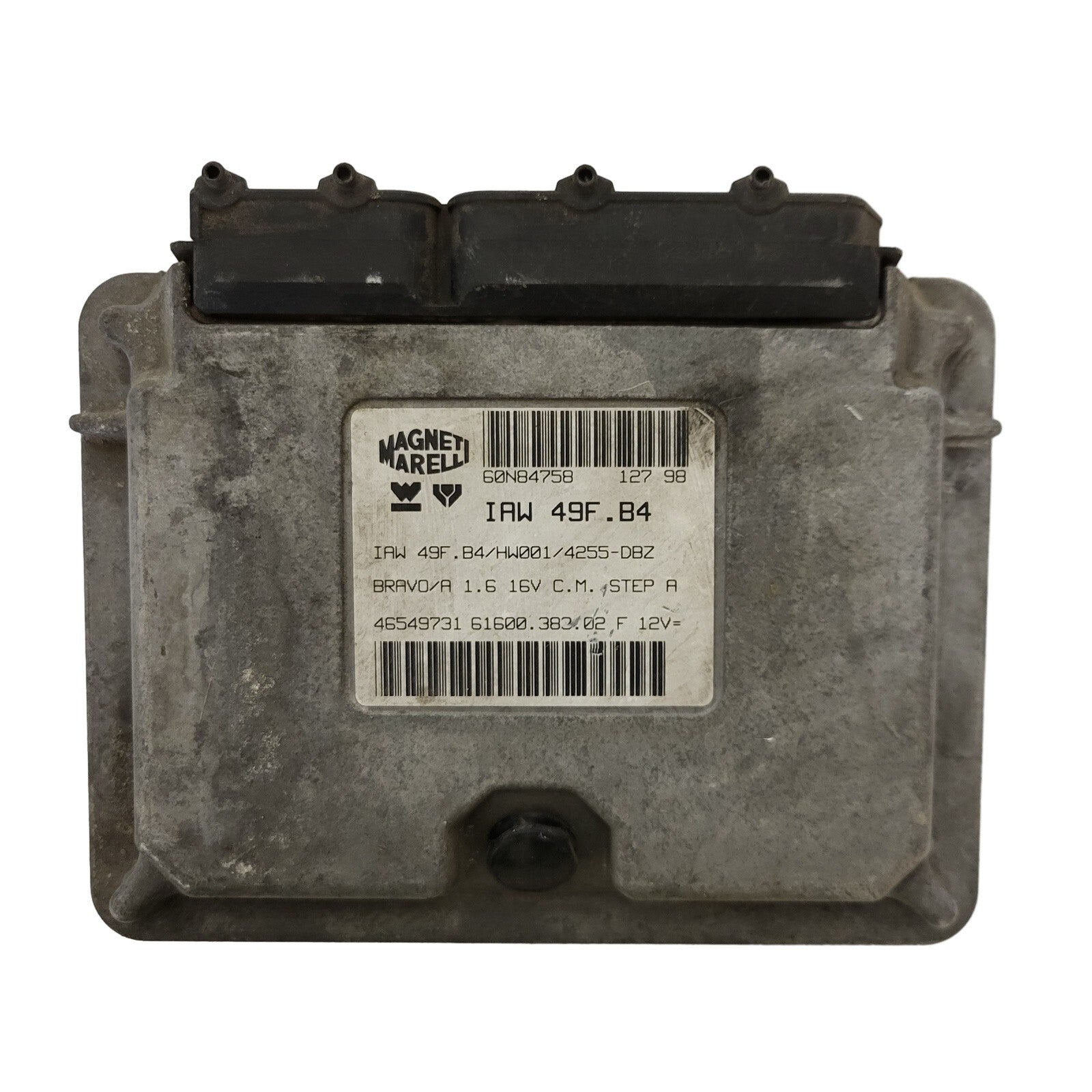 FIAT BRAVO ECU / IAW 49F.B4 / 46549731 / HW001 / 61600.383.02 / MAGNETI MARELI