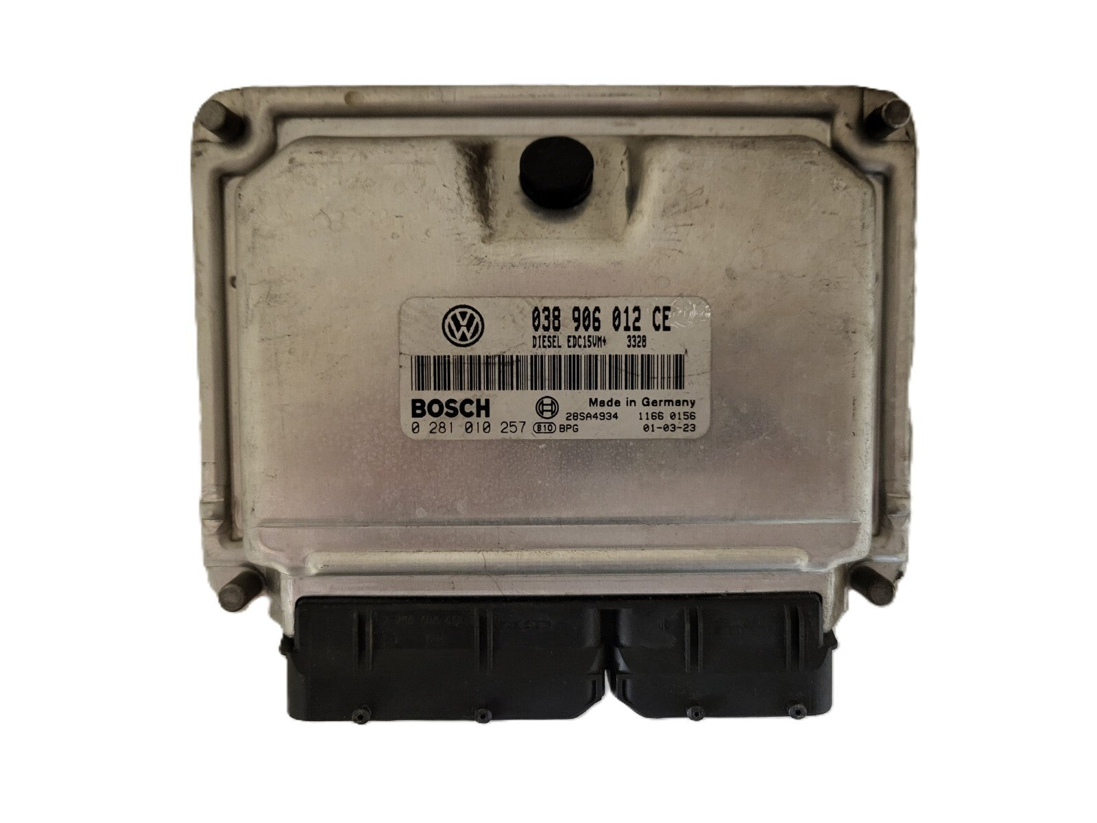 VW ŠKODA ECU / 0281010257 / 038906012CE / EDC15VM+ / BOSCH