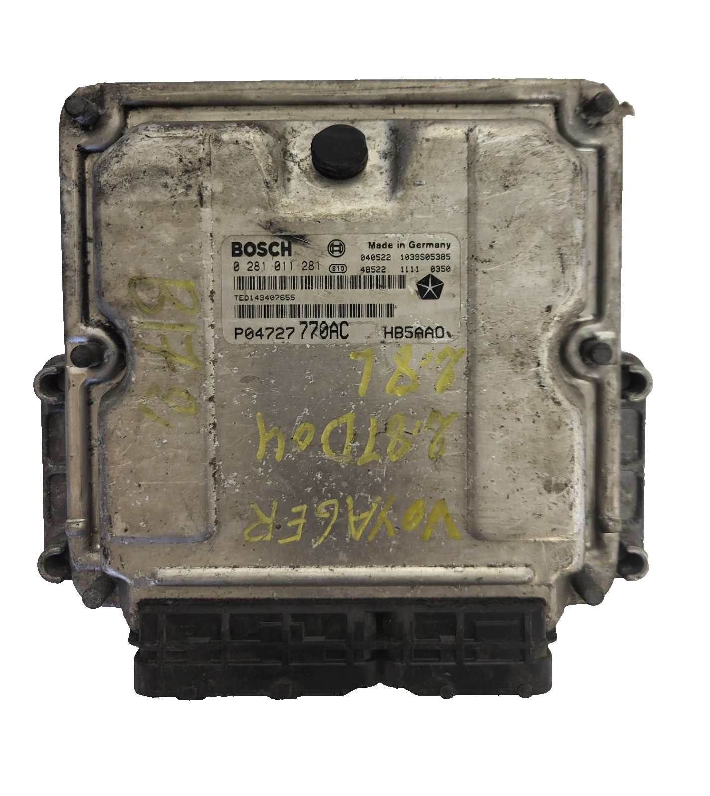 CHRYSLER VOYAGER ECU / 0281011281 / P04727770AC / BOSCH