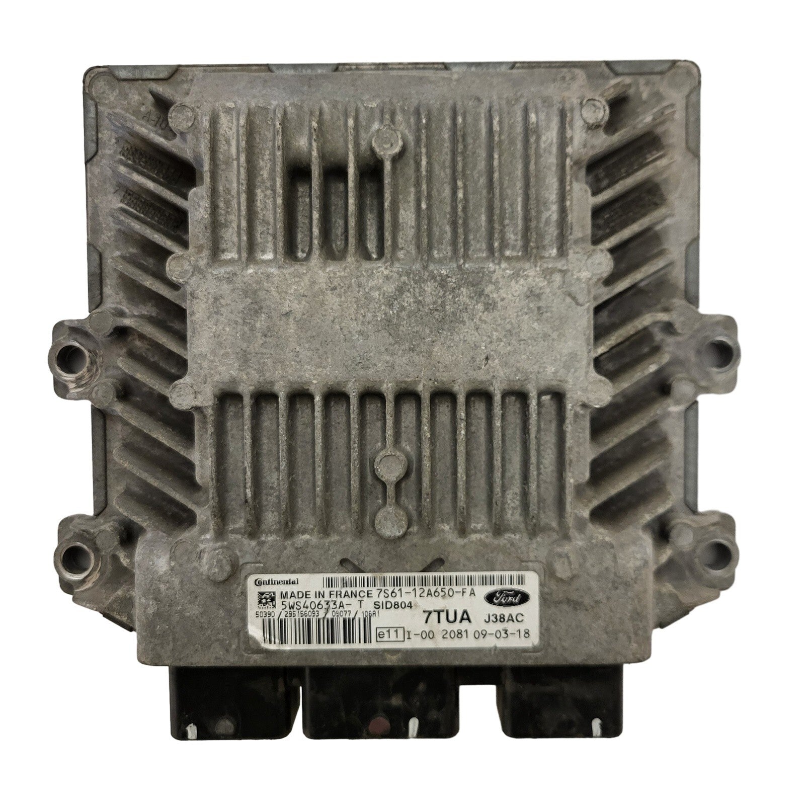 FORD FUSION ECU / 7S61-12A650-FA / 5WS40633A-T / SID804 / 7TUA / J38AC