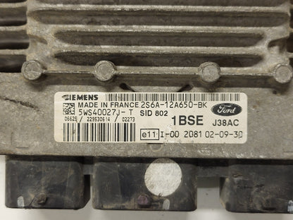 FORD FIESTA ECU / 2S6A-12A650-BK / 5WS40027J-T / SID802 / 1BSE/ J38AC / SIEMENS