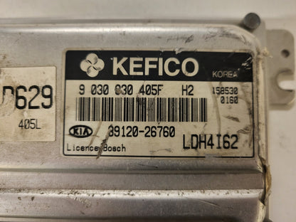 KIA CERATO ECU / 39120-26760 / 9030930405F / LDH4I62 / KEFICO