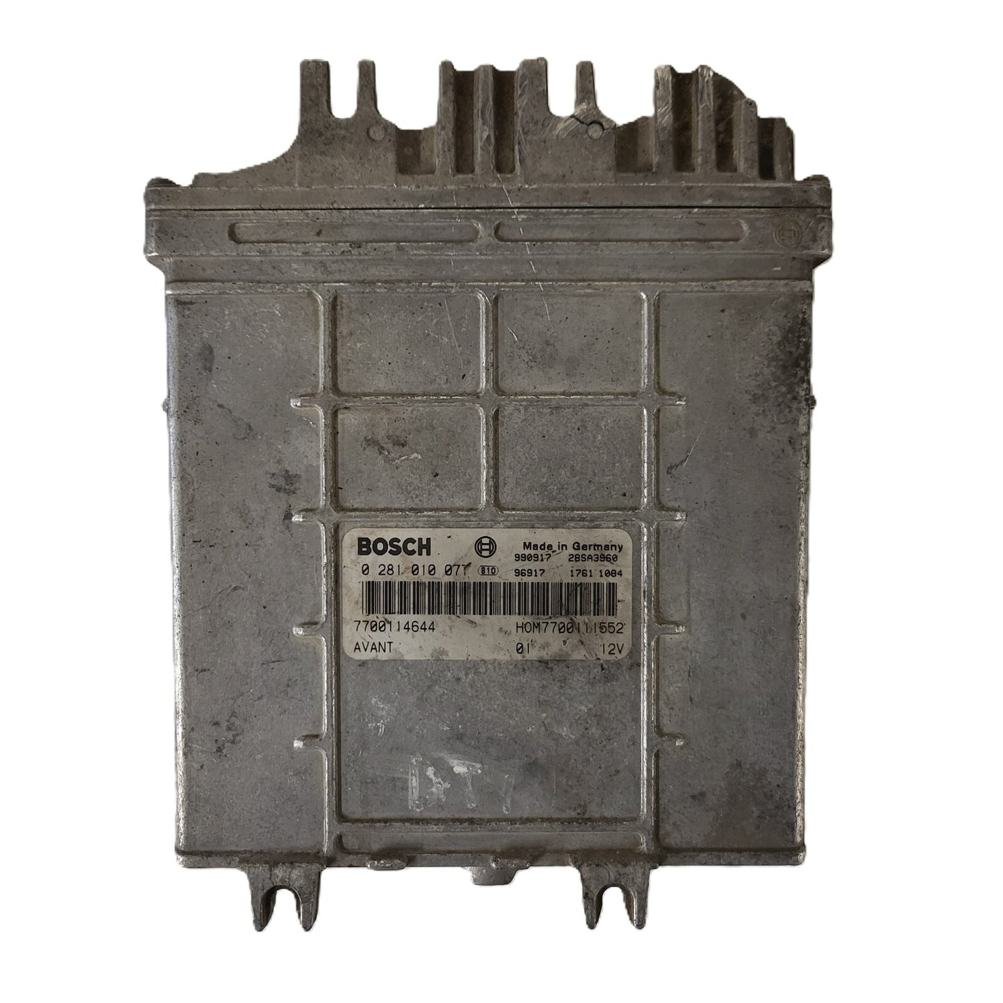 Renault Scenic 1.9 ECU / 0281010077 / 7700114644 / HOM 7700111552 / BOSCH