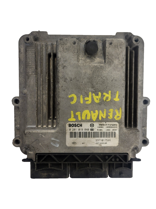 OPEL VIVARO RENAULT TRAFIC ECU / 0281019840 / 237101754R / 237103316R / BOSCH