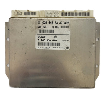 Mercedes a class ecu / 0295458332 / 0265109496 / bosch