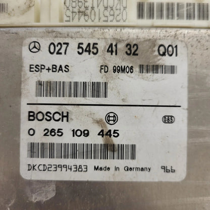 MERCEDES A W168 ESP ECU / 0276454132 / 0265109445 / BOSCH