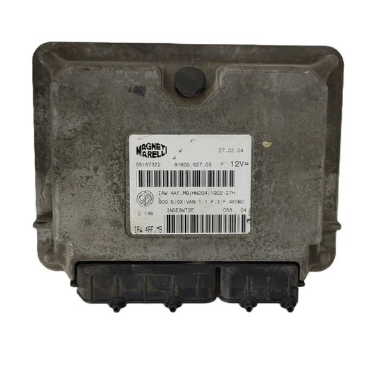 Fiat Seicento 600 ECU / 55187372 / IAW 4AF.M9 / 61600.627.05 / MAGNETI MARELLI