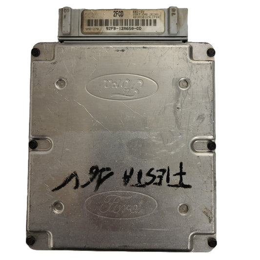 Ford Escort ECU / 92FB-12A650-CD / 2FCD / SMO-270 / EEC-IV