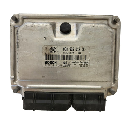 VW ŠKODA ECU / 0281010257 / 038906012CE / EDC15VM+ / BOSCH