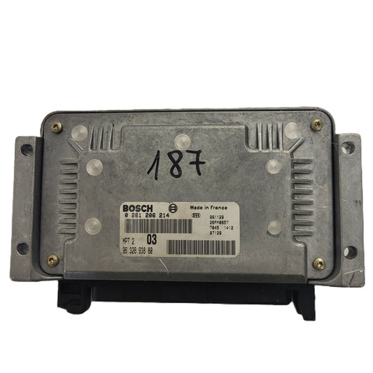 PEUGEOT 306 CITROEN XSARA ECU / 0261206214 / 9632693880 / MP7.2 / BOSCH