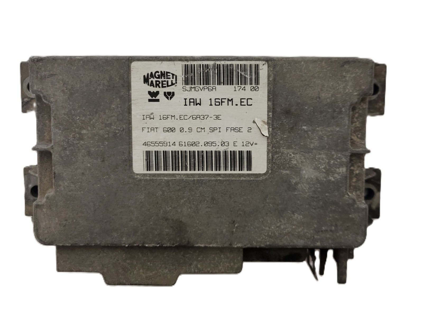 FIAT 600 SEICENTO ECU / IAW16FM.EC / 46555914 / 61602.095.03 / MAGNETI MARELLI