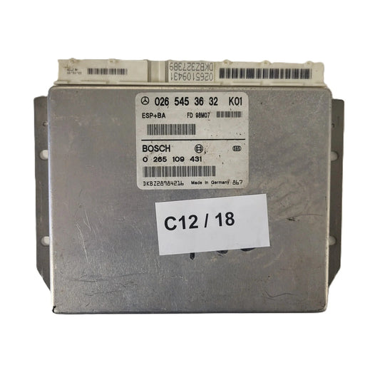MERCDES BENZ ECU / 0265453632 / 0265109431 / BOSCH / ESP+BA