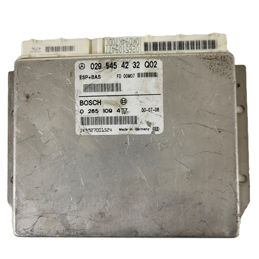 Mercedes A-Class W168 ESP ECU / 0295454232 Q02 / 0265109477 / BOSCH 