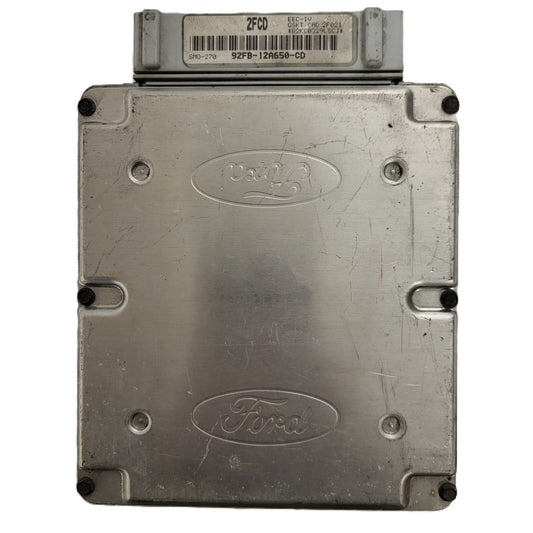 Ford Escort ECU / 92FB-12A650-CD / 2FCD / SMO-270 / EEC-IV