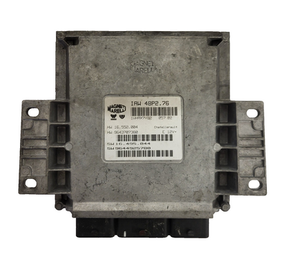 PEUGEOT 206 ECU / IAW 48P2.76 / 9643707380 / 9644925780 / MAGNETI MARELLI