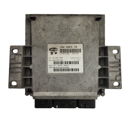 PEUGEOT 206 ECU / IAW 48P2.76 / 9643707380 / 9644925780 / MAGNETI MARELLI