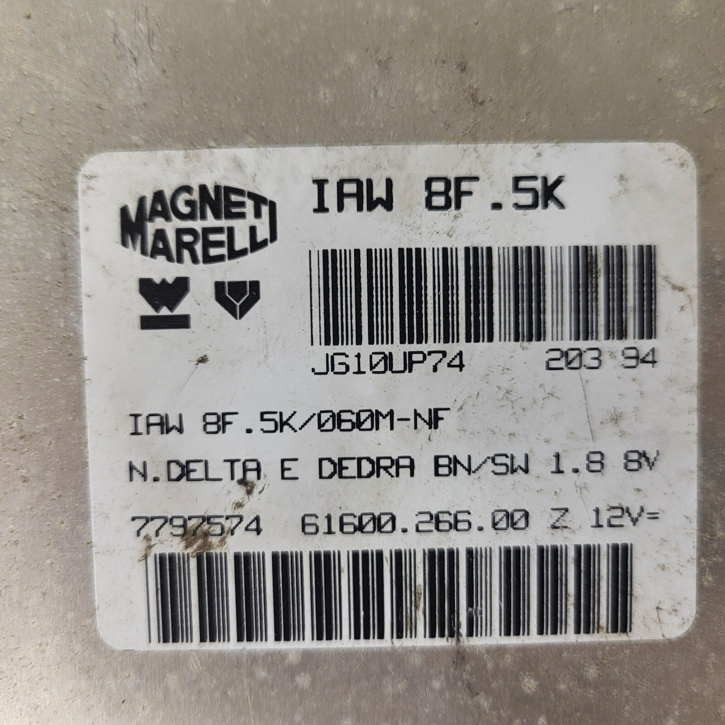 LANICA DELTA 1.8 / IAW 8F.52 / 7789015 / 61600.080.03 / MAGNETI MARELLI