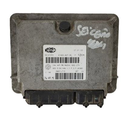 Fiat Seicento 600 ECU / 55187372 / IAW 4AF.M9 / 61600.627.05 / MAGNETI MARELLI