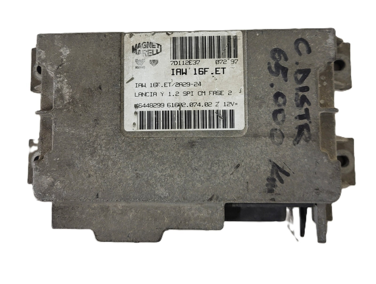 LANCIA Y 1.2 ECU / IAW 16F.ET / 46448299 / 61602.074.02 / MAGNETI MARELLI