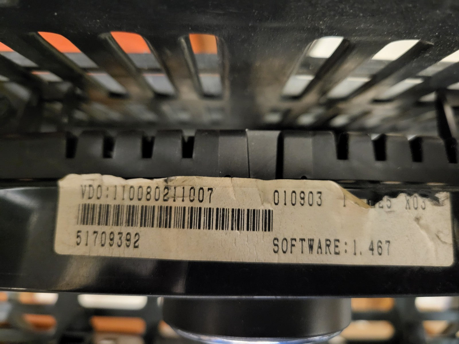 LANCIA YPSILON DIESEL 51709392 QUADRO STRUMENTI CONTACHILOMETRI TACHIMETRO